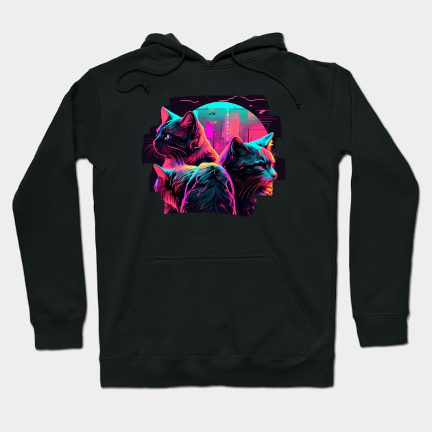 Cyber Cat Hoodie by Pixy Official